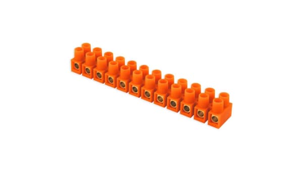 12-polig kopplingsplint 16,0mm2 orange /24580