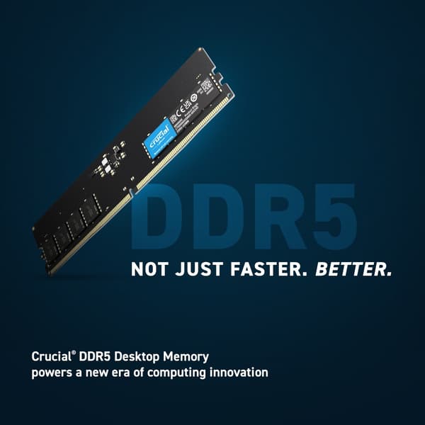 Crucial RAM - 32 GB - DDR5 5600 DIMM CL46