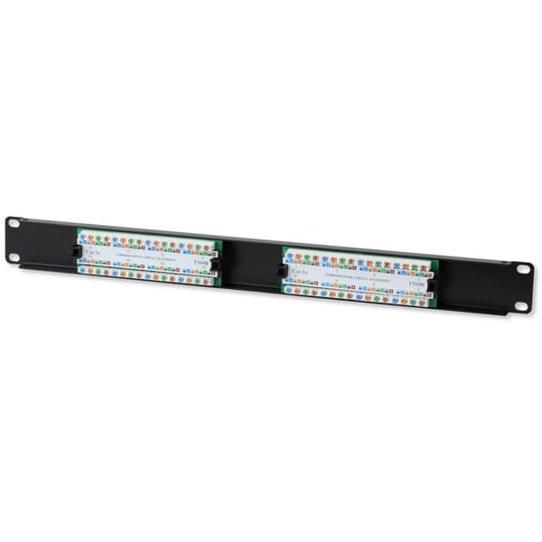 Techly 022854 Patchpanel UTP Cat5e 1U 16 Port Svart