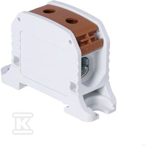 Gevindskinneadapter Al/Cu STB 50 (87310) SIMBLOCK brun 81001015