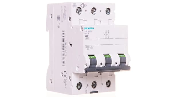 Siemens Adapterafbryder 3P C 20A 6kA AC (5SL6320-7)