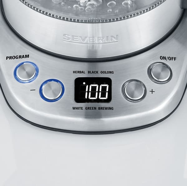 Severin WK 3473 1l lasinen tee-/vedenkeitin Deluxe Mini