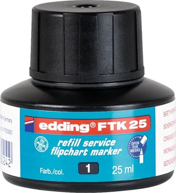 Edding Blädderblockspenna Bläck E-FTK 25 EDDING, svart