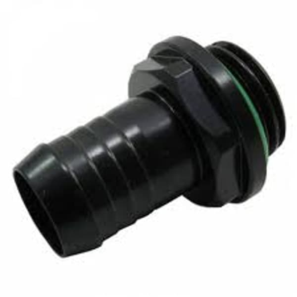 Lige Bitspower-fittings G1/4 tomme AG til 11 mm ID - mat sort