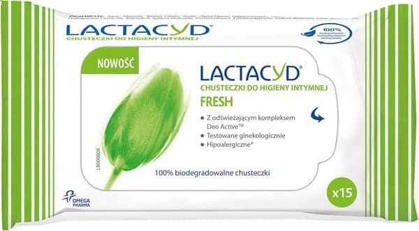 Lactacyd Fresh Intimservietter 1 stk.-15 stk.