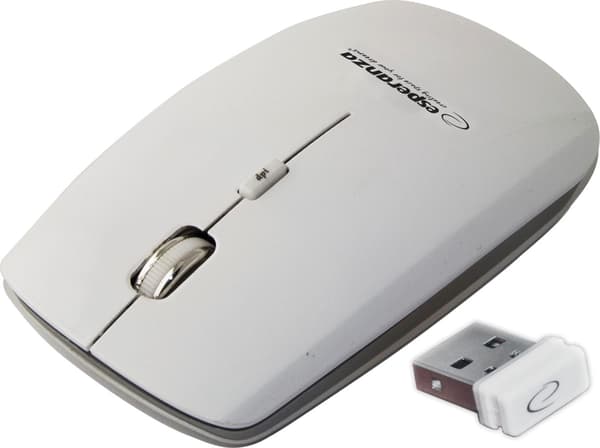 ESPERANZA TRÅDLÖS 2.4GHZ OPTISK MUS 4D USB SATURN VIT
