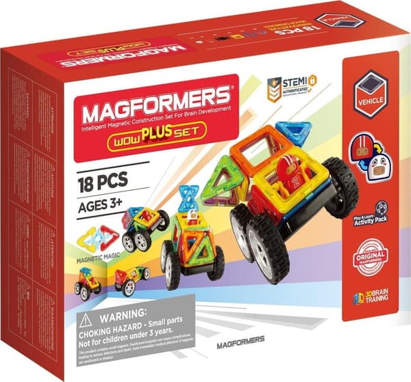 MAGFORMERS MAGFORMERS WOW PLUS SÆT 18 STK.