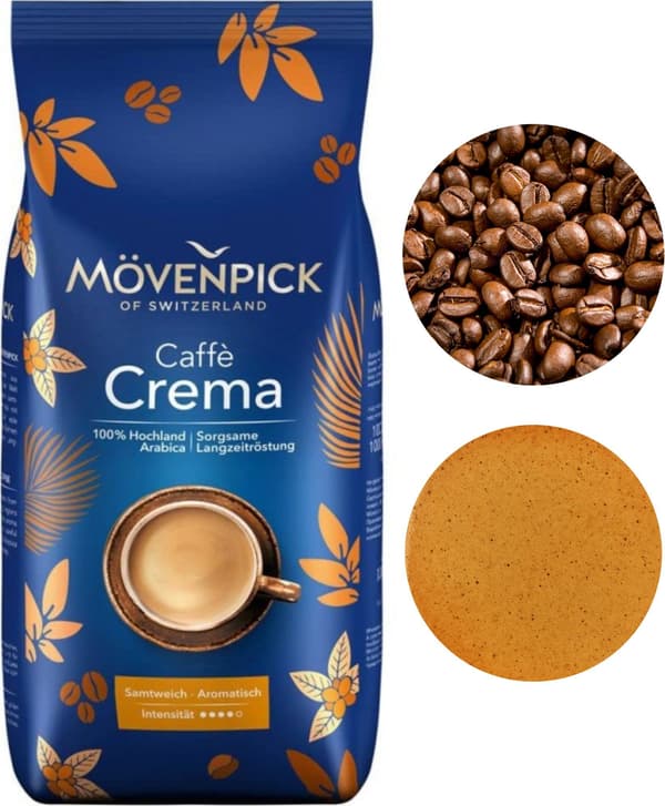 Movenpick Caffe Crema hela kaffebönor 1 kg