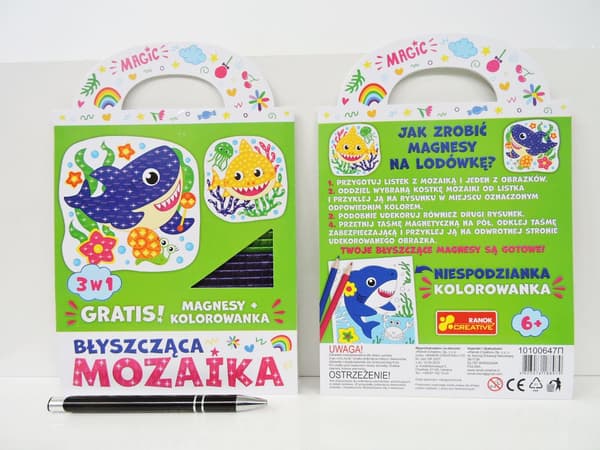 Häikäisevä mosaiikki 3in1 - Värikkäät hait