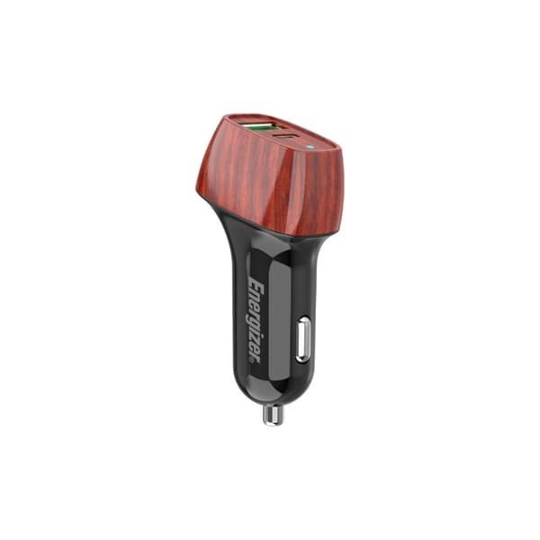 Energizer Ultimate - Billaddare USB-C & USB-A 38W PD + QC3.0 (Valnöt)