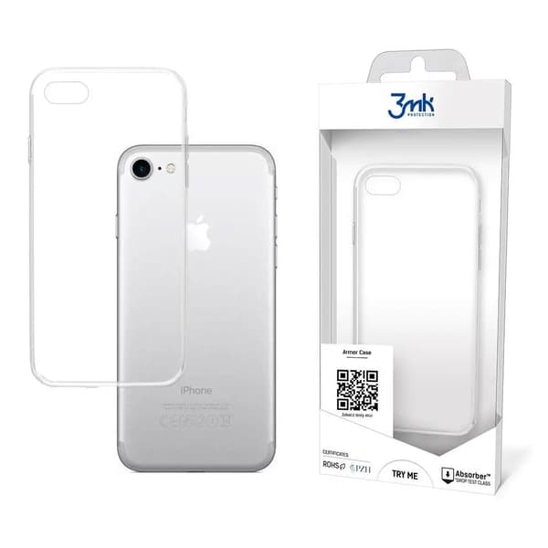 3MK 3MK All-Safe AC iPhone 7/8 Armor Cover Gennemsigtig