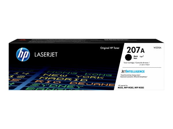 HP LaserJet tonerpatron (W2210A) 207A - sort