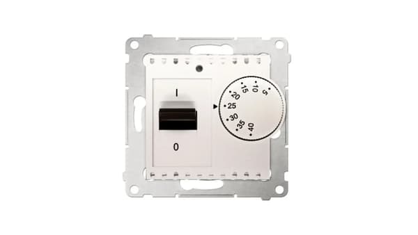 Simon 54 Temperaturregulator 16A 5-40C IP20 Gräddvit DRT10W.02/41