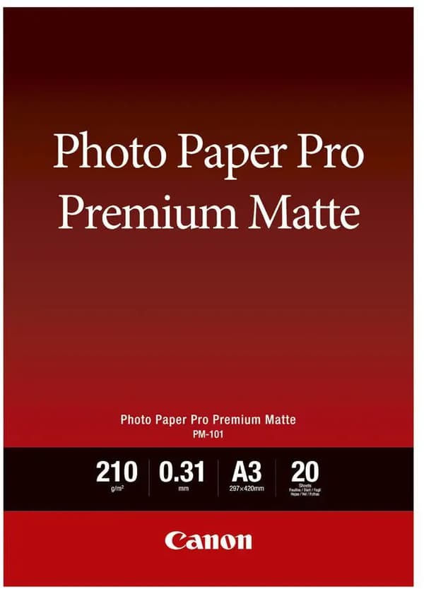 Canon PM-101 Pro Premium Mat A 3, 20 ark, 210 g