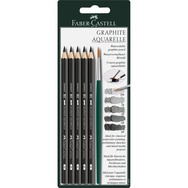 FABER-CASTELL Aquarellbleistift Graphi