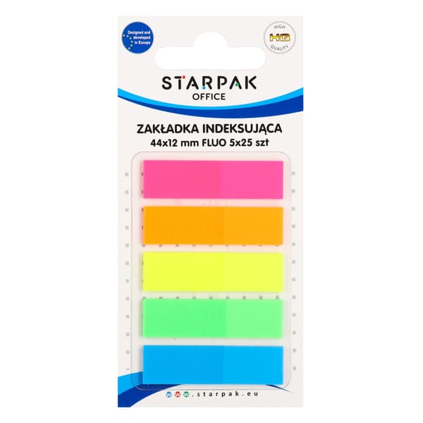 Indeksointilisäke fluo. 12x44 5x25 STARPAK 471012