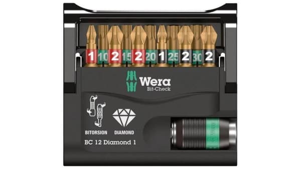 WERA Bit-Check 12 Diamond 1 Bit-Check
