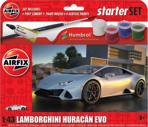 Airfix Lamborghini Huracn EVO-set med färger