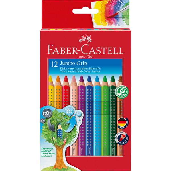 Faber-Castell Jumbo GRIP - farvet blya