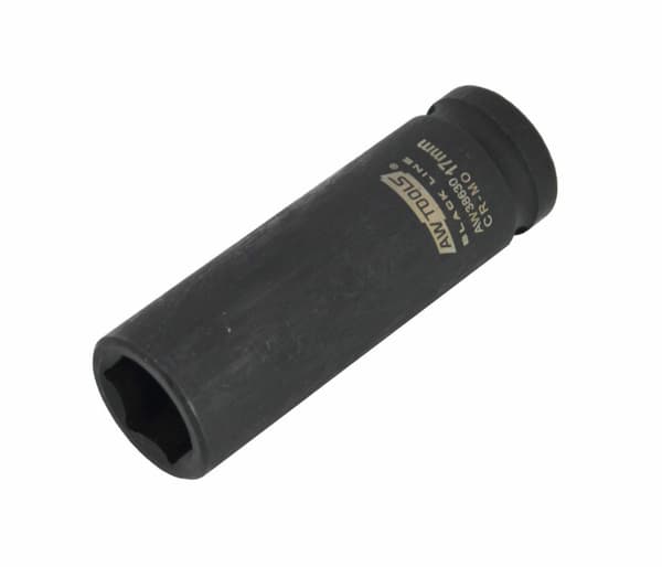 AWTOOLS ISKUPÄÄ 6-KULMAINEN 1/2\" PITKÄ 32mm MUSTA SARJA