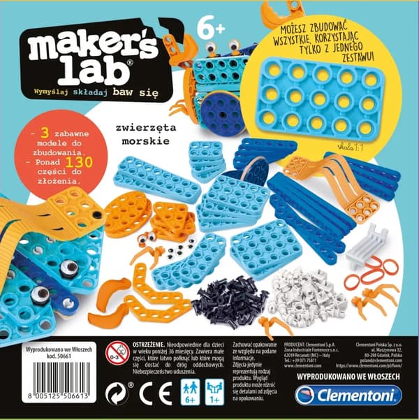 Clementoni Maker's Lab Merieläimet 50661