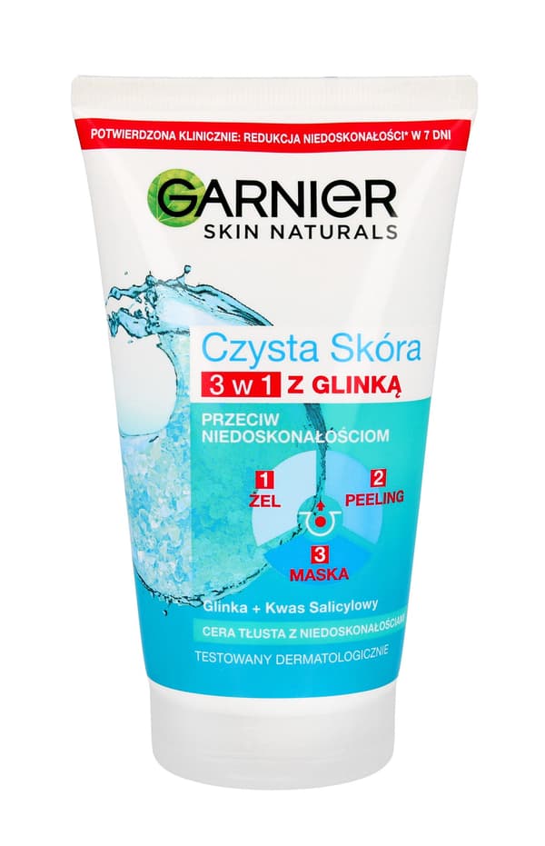 Garnier Clean Skin Gel 3i1 til ansigt 150ml
