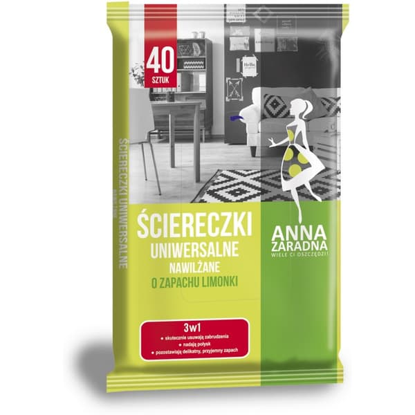 Staples kostutetut yleispyyhkeet anna resourceful 40/p (PP0284)