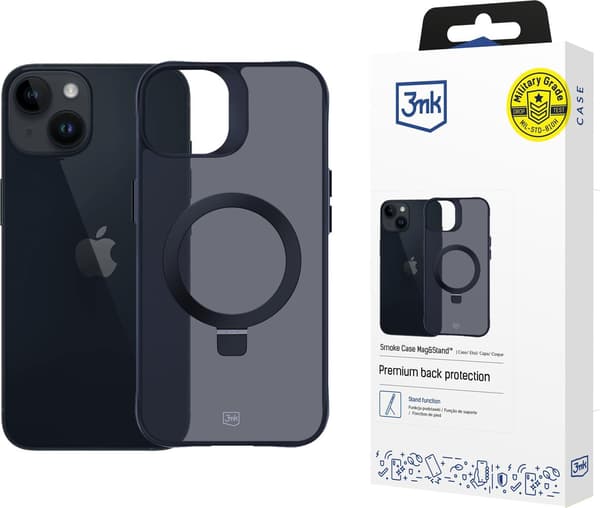 3MK Smoke Cover iPhone 14 Plus Magsafe & Stand