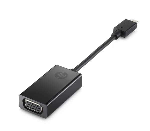 HP - ekstern videoadapter - sort