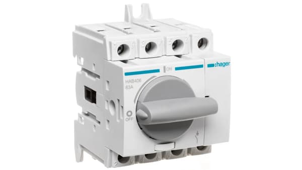 Hager Isolation spreder 4P 63A (HAB406)