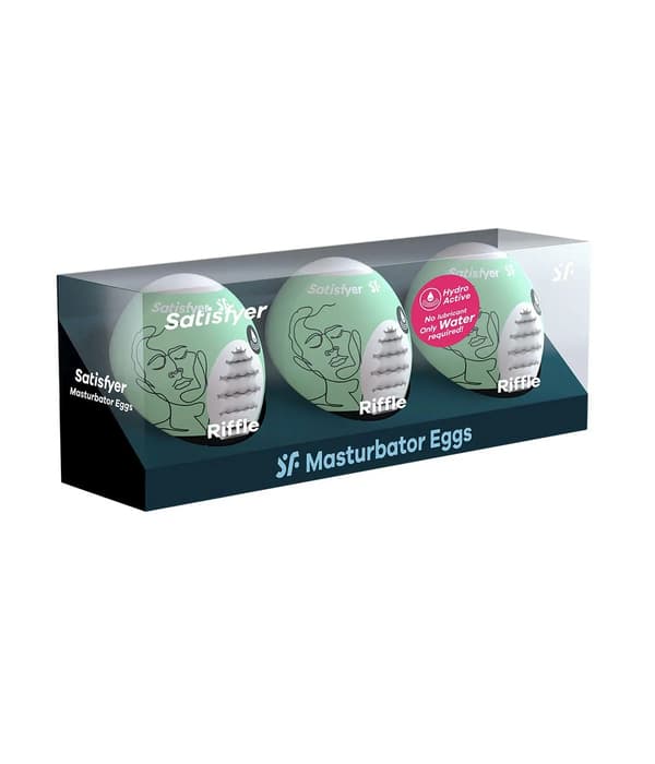 Masturbatoræg Satisfyer Eggs Riffle 3 stk.
