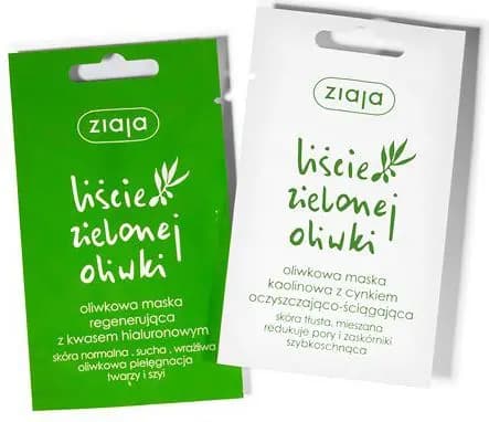 Ziaja Liscie Olives Regenererande Mask 20 dospåsar