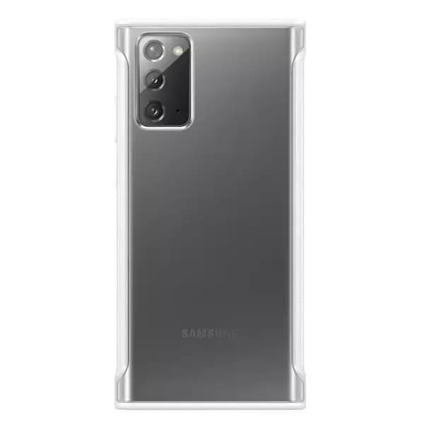 Fodral Samsung EF-GN980CW Note 20 N980 vit/vit Klart skyddsfodral