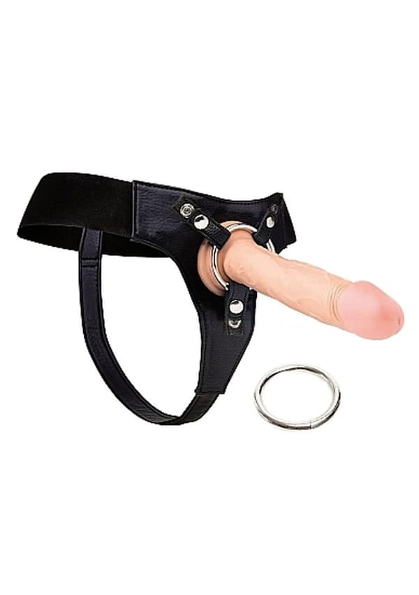 Sele elastisk strap-on mjukt material trosor