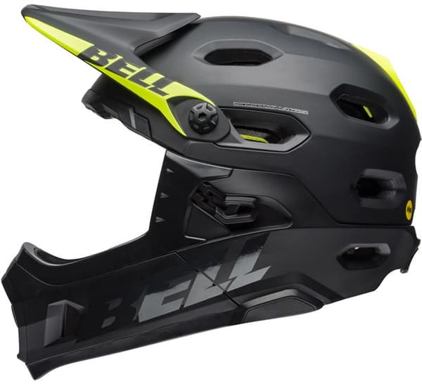 Bell Cykelhjelm Super Dh Mips mat glans/sort r. L (BEL-7088079)
