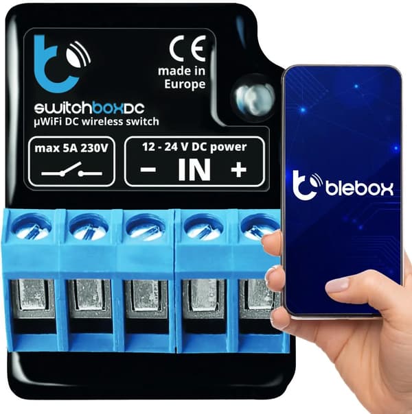Switchboxdc Blebox -relemoduuli