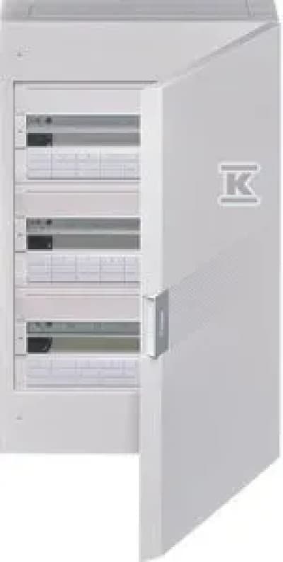 vega Utanpåliggande normkapsling 3x18M IP40, dörr vit VB318PB
