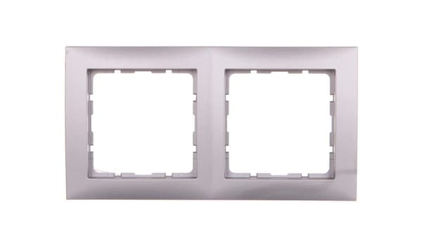 Berker Dobbeltramme Square alu mat (5310128994)