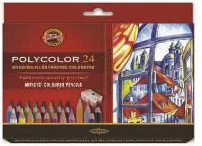Polycolor pennor 24 färger