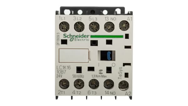 Effektkontaktor 16A 3P 24V AC 1S 0B LC1K1610B7