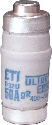 Sulake-elementti D02 50A gR 400V AC/250V DC D02UQ50A 004312004