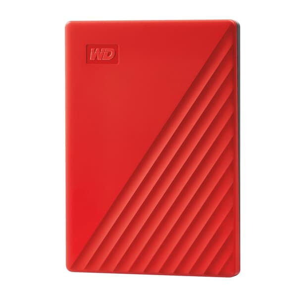 WD Harddisk WDBYVG0020BRD - 2 TB - USB 3.0 - Rød
