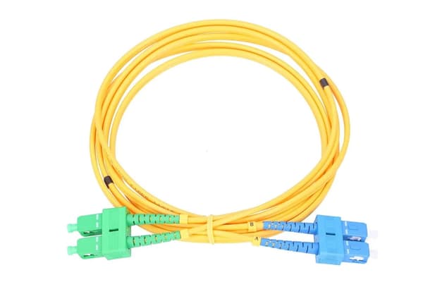 Extralink SC/APC-SC/UPC | Patchkabel | Singlemode, Duplex, G652D, 3mm, 15m