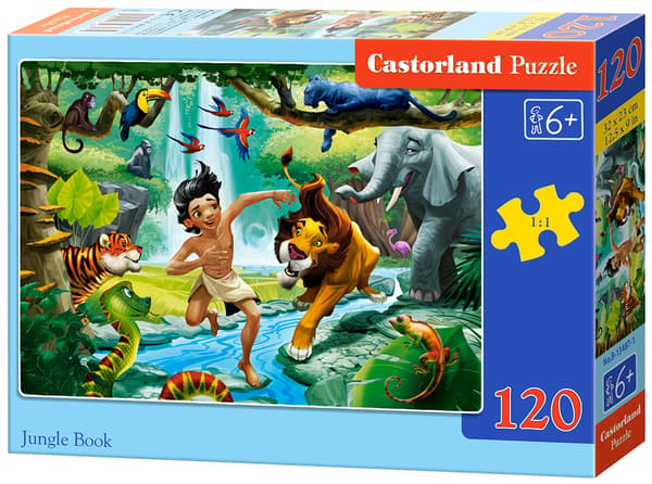 Puslespil 120 Junglebogen CASTOR