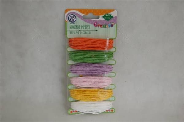 Raffia för dekoration - vårintryck från ASTRA