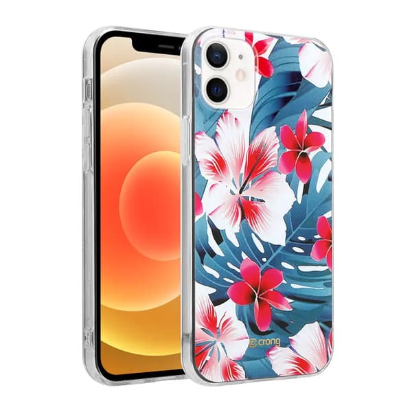 Crong Crong Flower Case för iPhone 12 Mini (Mönster 03)