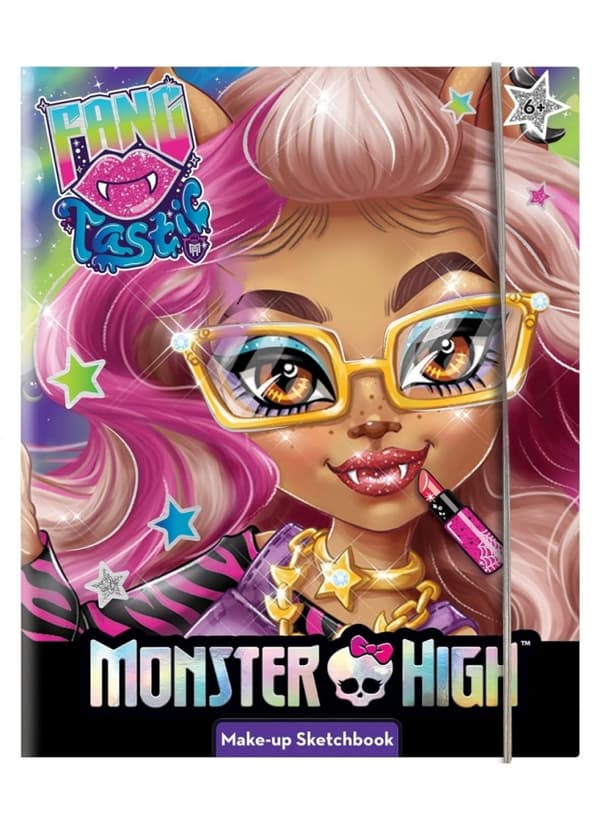 Bog skitsebog Monster High Fangtastic Make-up 12952 LISCIANI