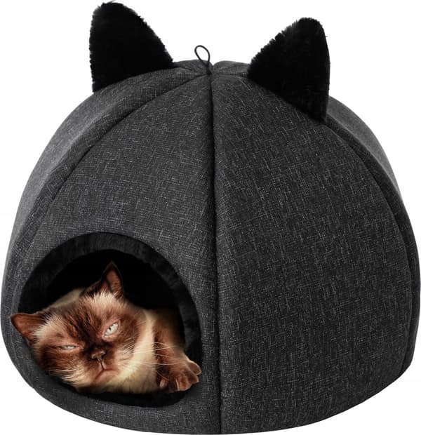 DOGGY R1 KITTY HEAD BLACK