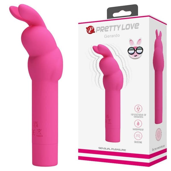 PRETTY LOVE - Gerardo, 10 vibrationsfunktioner