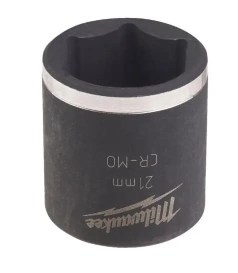 MILWAUKEE SLAGNØDDOP 3/8\" 21mm SHOCKWAVE